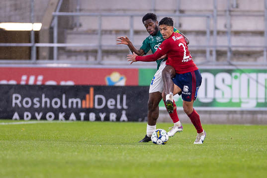 Brages Kevin Appiah Nyarko och Östers Lukas Bergquist