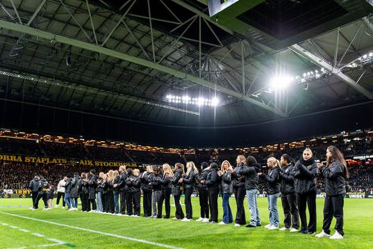 AIKs damlag hyllas