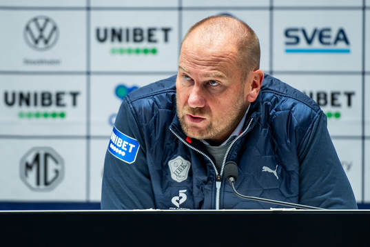Halmstads tränare Magnus Haglund