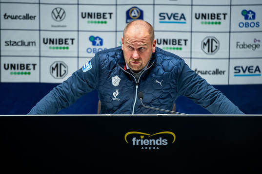 Halmstads tränare Magnus Haglund