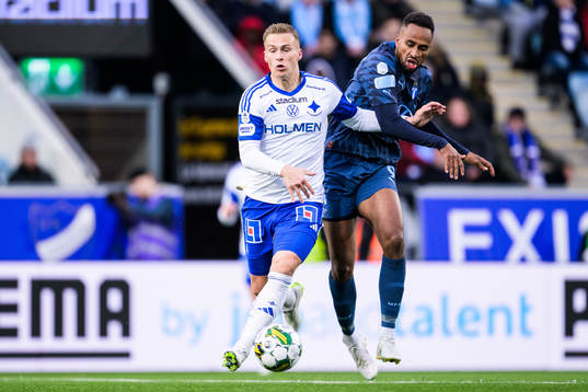 IFK Norrköpings Marco Lund Nielsen och Malmö FFs Isaac