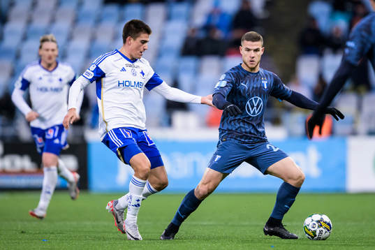 IFK Norrköpings Christoffer Nyman och Malmö FFs Gabriel