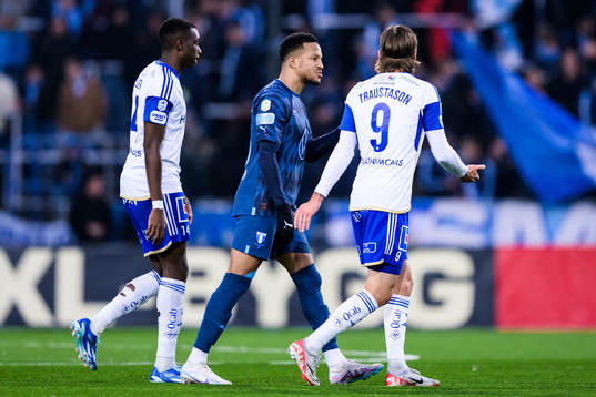 Malmö FFs Martin Olsson och IFK Norrköpings Arnor