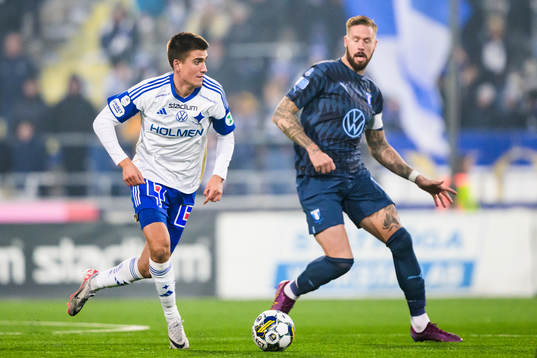 IFK Norrköpings Carl Björk och Malmö FFs Pontus Jansson
