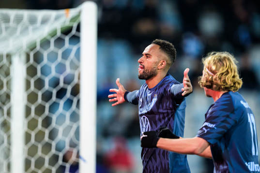 Malmö FFs Isaac Kiese Thelin jublar