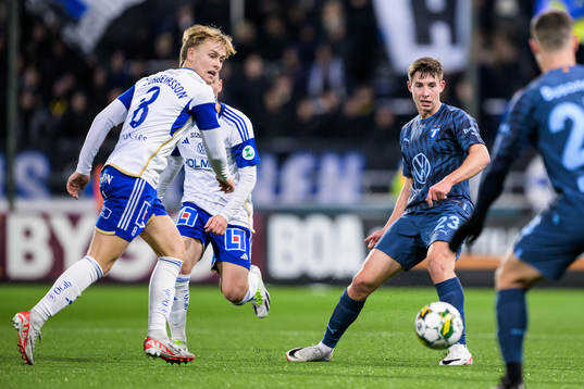 IFK Norrköpings Isak Andri Sigurgeirsson och Malmö FFs