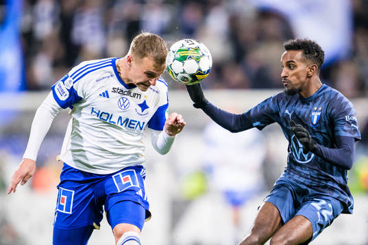 IFK Norrköpings Marco Lund Nielsen och Malmö FFs Taha Ali