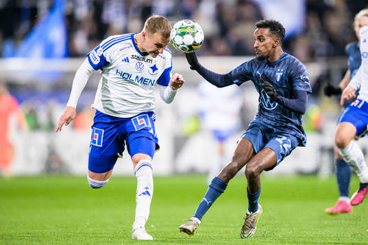 IFK Norrköpings Marco Lund Nielsen och Malmö FFs Taha Ali