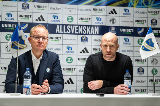 IFK Norrköpings tränare Glen Riddersholm och Malmö FFs