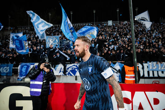 Malmö FFs Pontus Jansson jublar