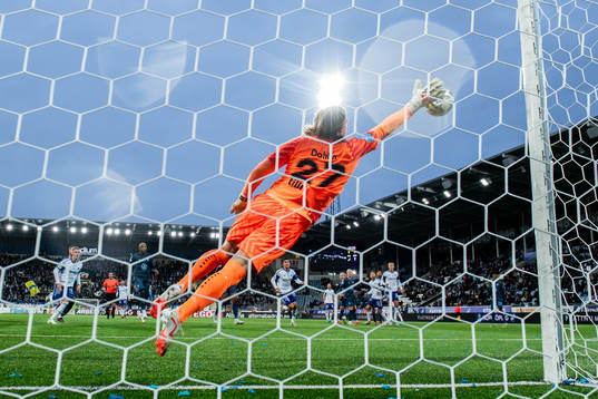 Malmö FFs målvakt Johan Dahlin