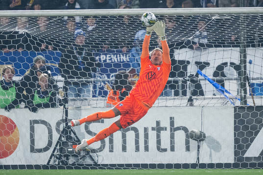 Malmö FFs målvakt Johan Dahlin