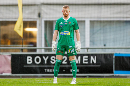 Falkenbergs målvakt Tim Erlandsson