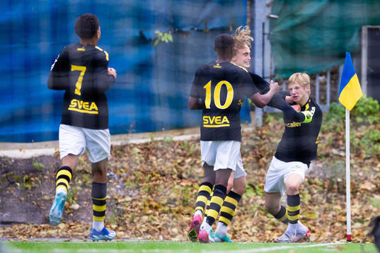 AIKs Sixten Gustafsson jublar