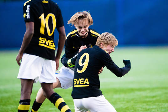 AIKs Yannick Geiger och Sixten Gustafsson