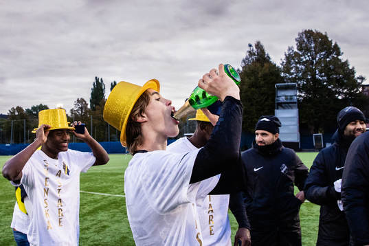 AIKs Yannick Geiger jublar