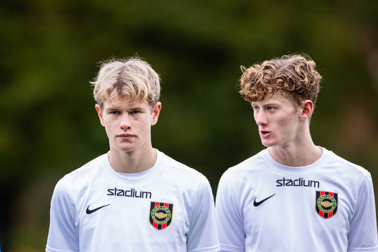 Brommapojkarnas Jacob Ringqvist och Felix Edberg
