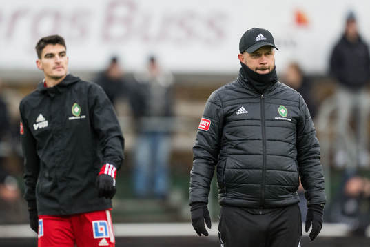 Skövde AIKs tränare Tobias Linderoth