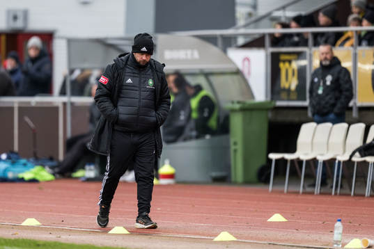 Skövde AIKs tränare Tobias Linderoth
