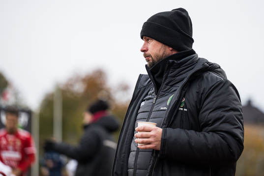 Skövde AIKs tränare Tobias Linderoth