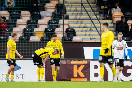 Mjällbys Max Fenger, Herman Johansson och Jacob Bergström