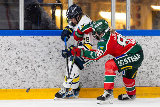 HV71s Elin Svensson och Frölundas Tuva Kandell