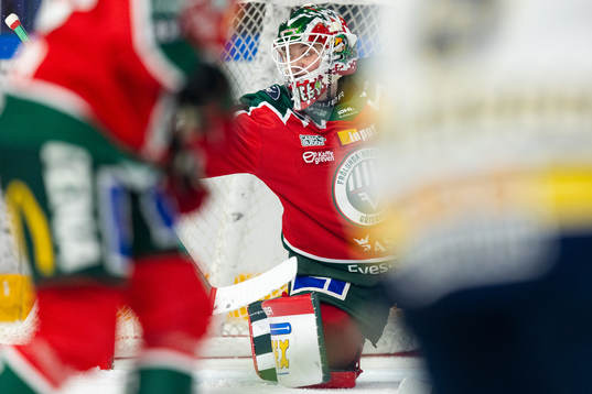 Frölundas målvakt Stephanie Neatby