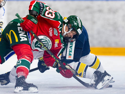 Frölundas Michelle Karvinen tekar