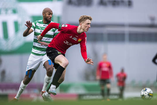 Västerås SKs Jabir Abdihakim Ali och GAISs Filip Beckman
