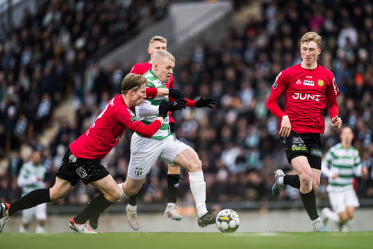 GAISs Robin Frej och Filip Beckman och Västerås SKs Simon