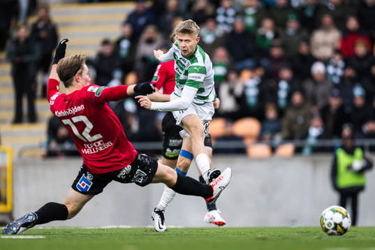 GAISs Robin Frej och Västerås SKs Patric Åslund