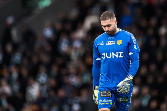 GAISs målvakt Mergim Krasniqi
