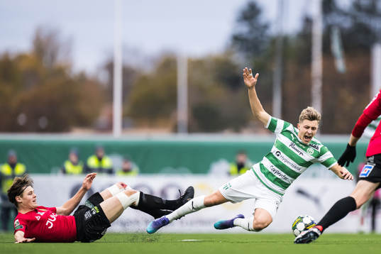 GAISs Axel Henriksson och Västerås SKs Simon Gefvert