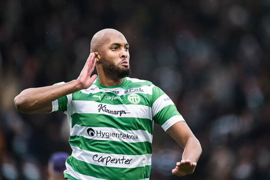 Västerås SKs Jabir Abdihakim Ali jublar
