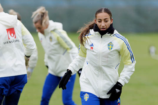 Rosa Kafaji of the Swedish women's national football team