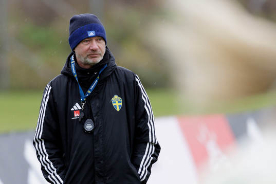 Head coach Peter Gerhardsson of the Swedish women's