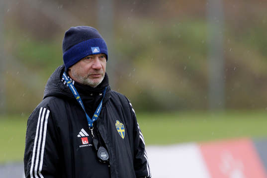 Head coach Peter Gerhardsson of the Swedish women's