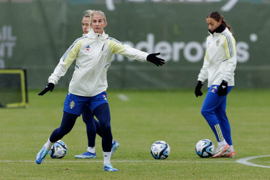 Sofia Jakobsson of the Swedish women's national football