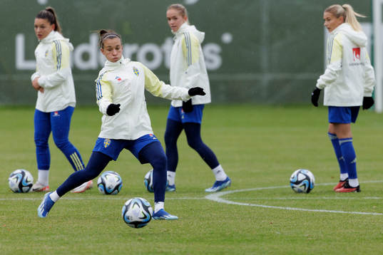 Julia Zigiotti Olme of the Swedish women's national
