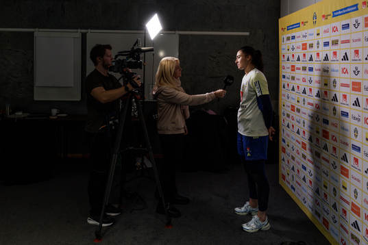 målvakt Zecira Musovic of the Swedish women's national