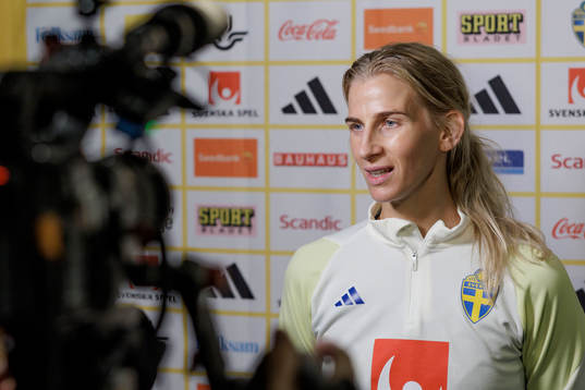 Sofia Jakobsson of the Swedish women's national football