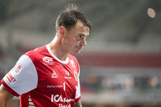 Kalmars Melker Hallberg deppar