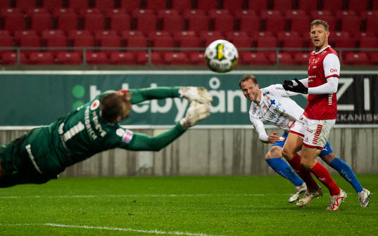 under fotbollsmatchen i Allsvenskan mellan Kalmar och