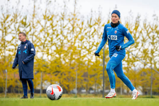 Guro Bergsvand of the Norwegian women's national football