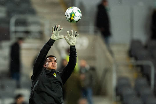 Hammarbys målvakt Oliver Dovin