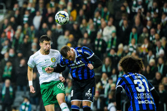 Hammarbys Viktor Djukanovic och Sirius Henrik Castegren