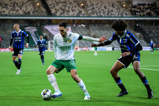 Hammarbys Nahir Besara och Sirius Malcolm Jeng