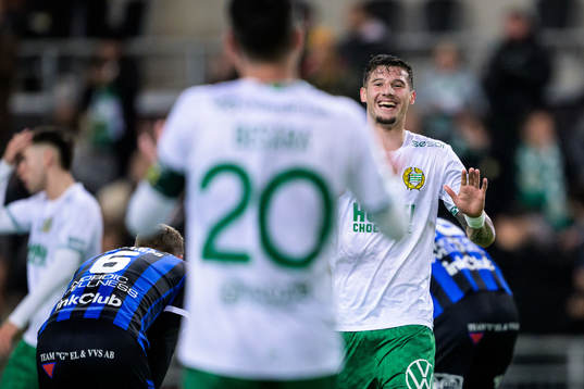 Hammarbys Viktor Djukanovic jublar