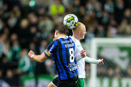 Sirius Daniel Stensson och Hammarbys Marcus Rafferty