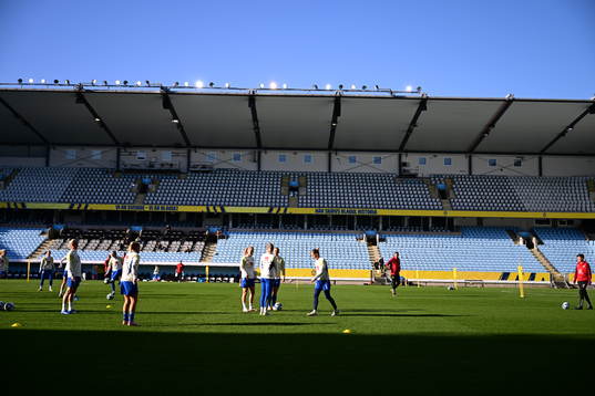 Players of the Swedish women's national football team